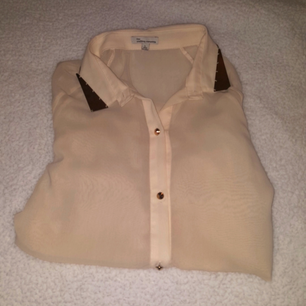 Creme Blouse